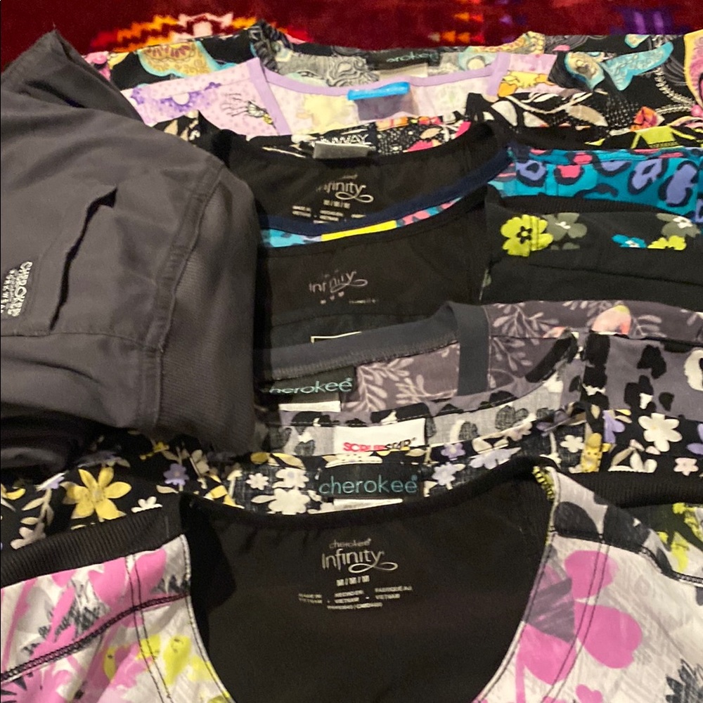 Cherokee Infinity Scrub Tops Bundle